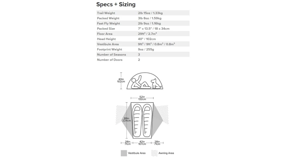 Big Agnes Copper Spur HV UL2 Bikepack Tent - 2-Person - Image 9