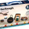 Go-Tough 5 Piece Camping Gift Set - Wireless Speaker, Collapsible Tent Lantern, Phone Pouch, Watch, Snowflake Tool