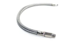 VIAIR 24in S.S. Leader Hose W/ Check Valve